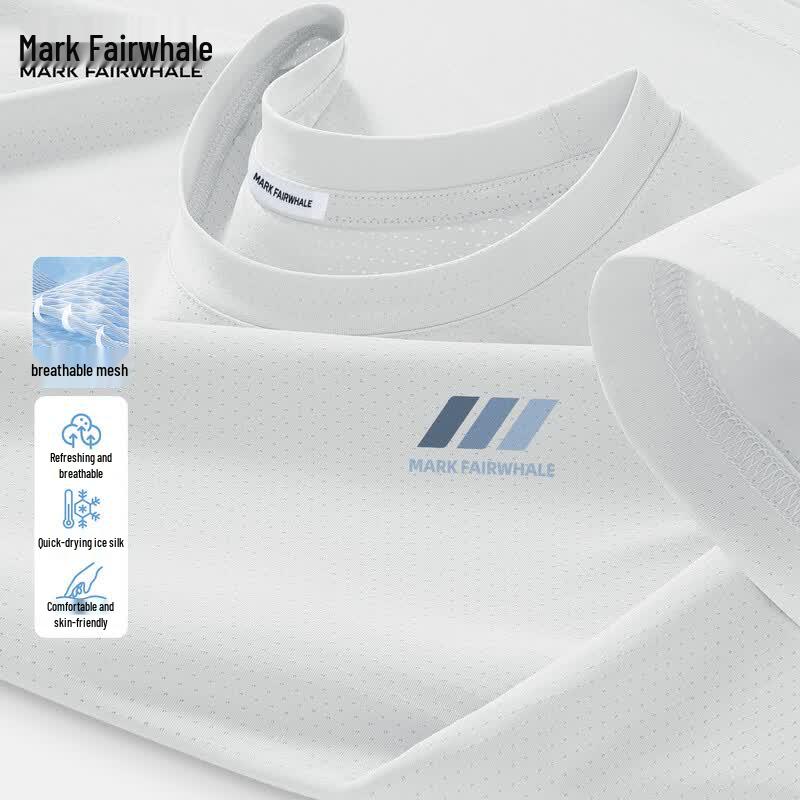 Mark Fairwhale Men s Ice Silk Cooling Quick-Dry T-Shirt L