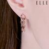 14K Chain One-Touch Earrings (Gold Pin) ELGPEE425