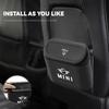 Tragbarer Auto-Mülleimer Auto-Logo Kleinkram-Aufbewahrungsbox Für MINI One Cooper JCW Countryman Clubman Cabrio Paceman Coupe Radkappe