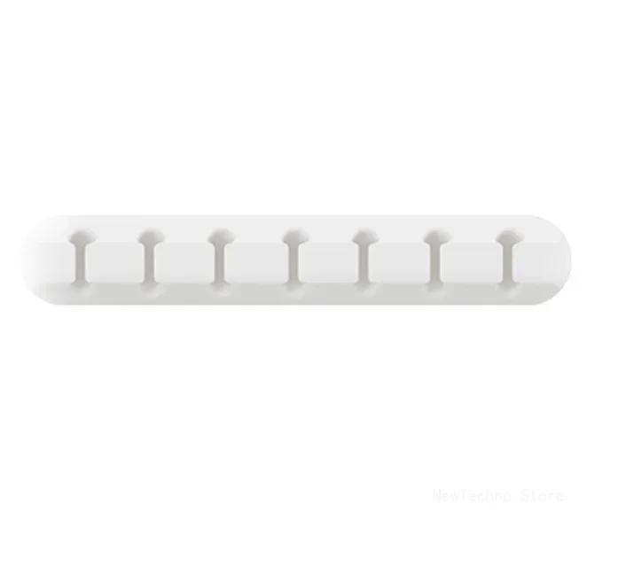 Organiseur de câbles en silicone, enrouleur de câbles USB, organiseur de bureau, clips de rangement, support de câbles pour souris, casque, fil