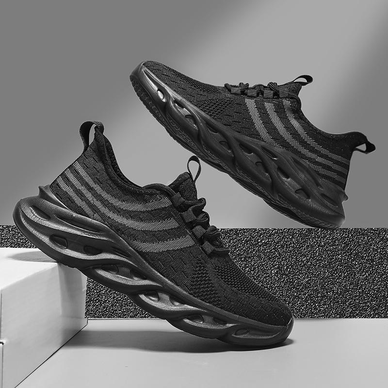 

Fashion Men s Shock-absorption Light Running Jogging Shoes Black Casual Sneakers Men s Outdoor Breathable White Tennis Shoes Plus Size47 39 чёрный