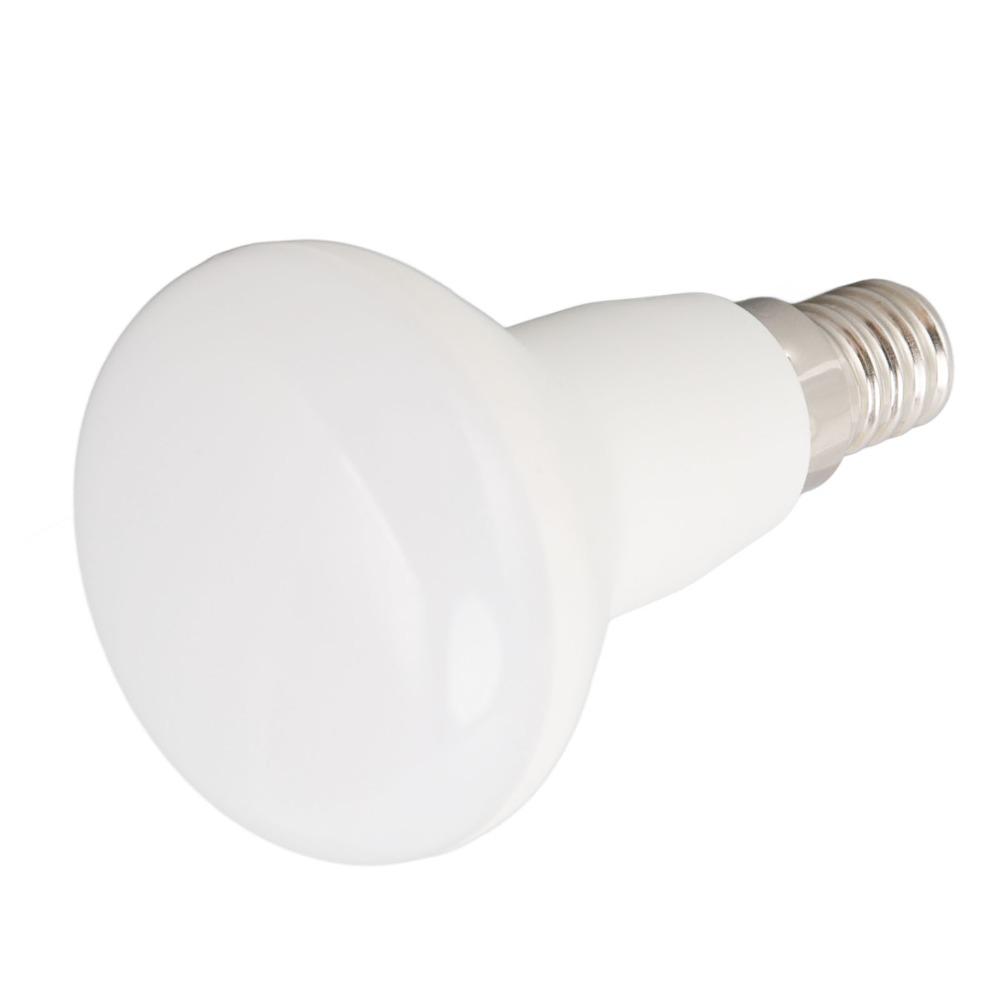4 Pack R50 LED Light Bulbs E14 Base Mushroom Shape Lamps Energy Saving Long Neck LED Bulbs  Office