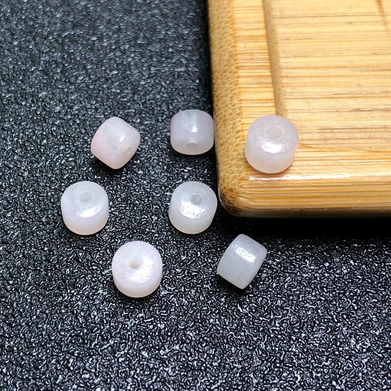 Pink Agate Gradient Spacer Beads for DIY Jewelry and Accessories