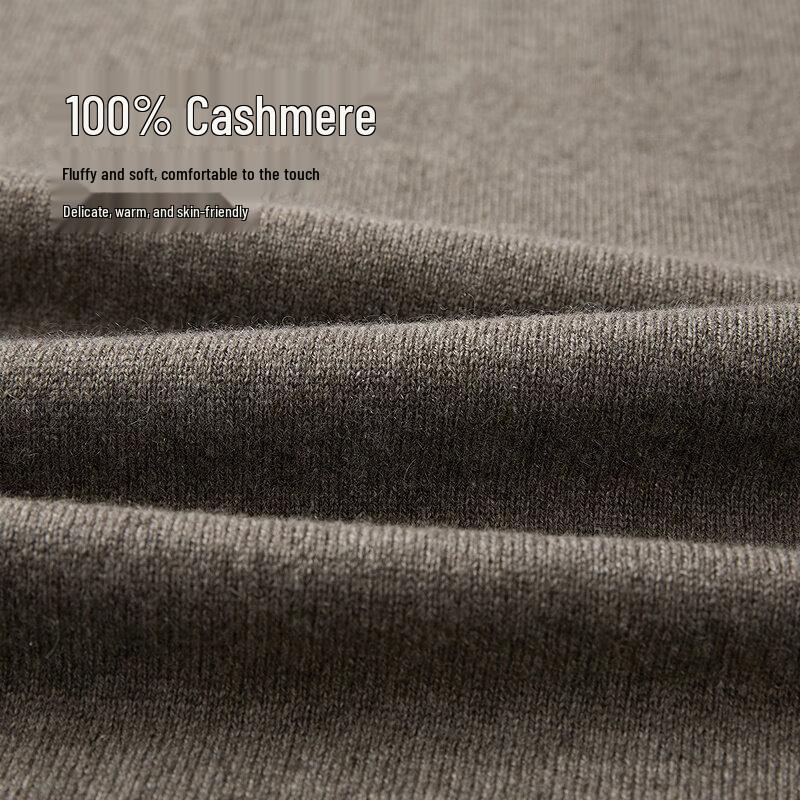 HLA Hodo Men's 2025 Winter Cashmere Mock Neck Sweater