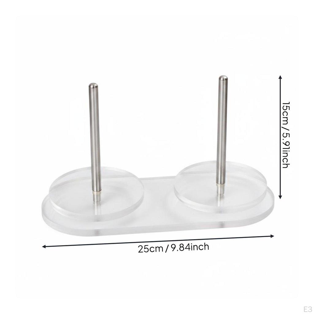 Acrylic Yarn Spindle Smooth Rotation Rotating Holder Untangled Crafting Tool for Knitters,