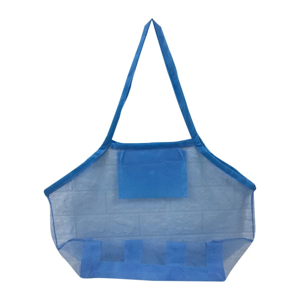 Mesh Beach Handbag Children's  Storage Bag, Suitable For Outdoor Beach Storage Bag, Foldable