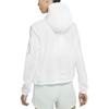Nike Impossibly Light Solid Logo Embroidered Pocket Zip-Up Hooded Jacket Women Jackets White DJ8516-100