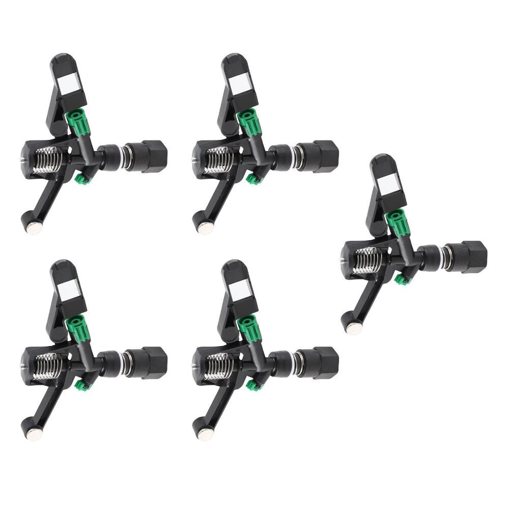 5PCS Plastic Sprinkler 3/4in DN20 Female Thread Rotating Sprinkler Nozzle Sprinkler  Roof Cooling