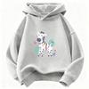 Colorful Cartoon Horse Cute Hoodie Kids Children's Sweatshirt Cute Graphic Hoody for Boys Girls Autumn Winter Casual Hoodies