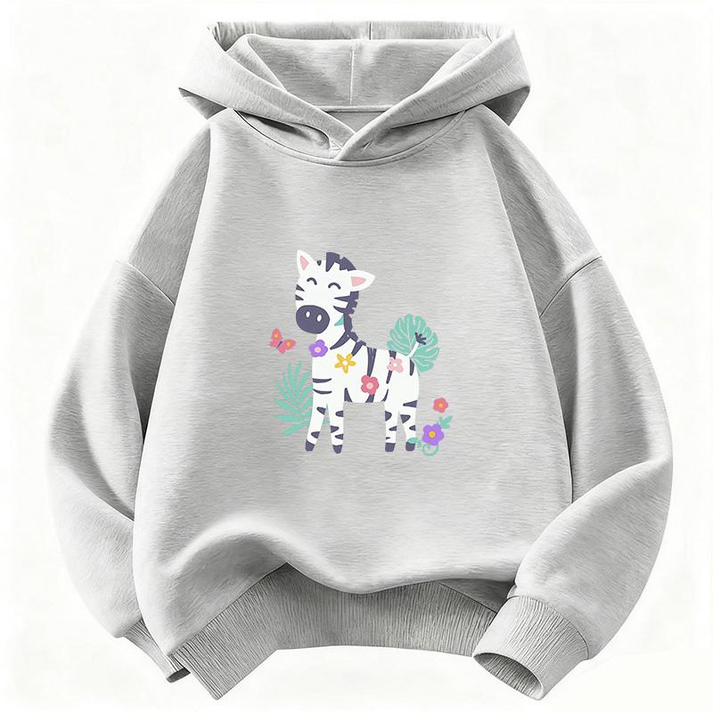 Colorful Cartoon Horse Cute Hoodie Kids Children's Sweatshirt Cute Graphic Hoody for Boys Girls Autumn Winter Casual Hoodies