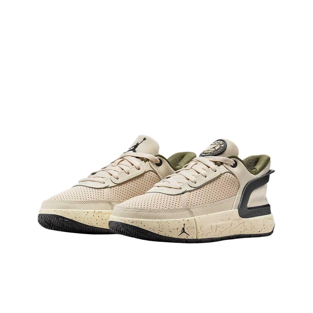 Jordan DAY1 Synthetic Leather Low Top Kids' Running Shoes Oat Teenagers FQ1306-103