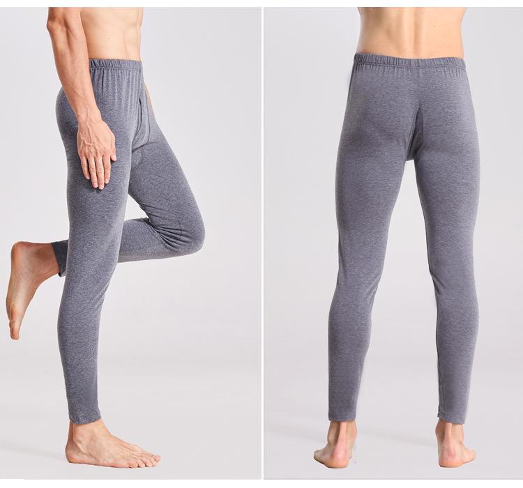 Herren Baumwolle Wolle Hose mit hoher Taille - Leicht, Locker geschnitten, Perfekt für Frühling und Herbst