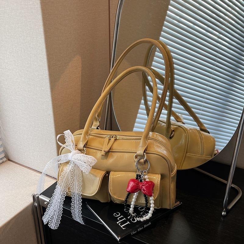 Underarm Bowling Bag Women's New Simple Casual High-end Pillow Bag Versatile Shoulder Bag