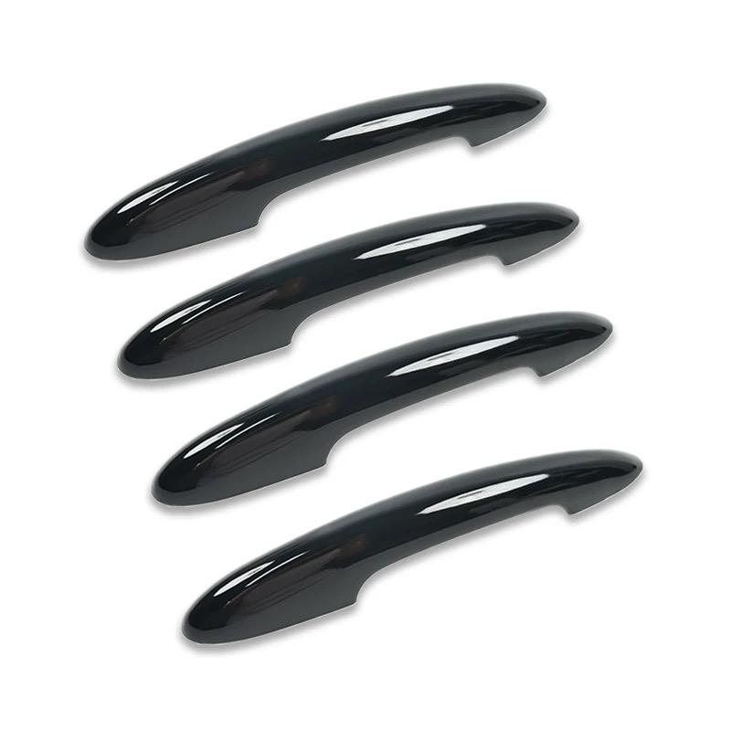 For MINI Cooper Countryman F Series F54 F55 F56 F57 F60 Carbon Fiber Black Car Door Handle Cover Sticker Styling Accessories