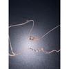 Used 4 K10 pink gold necklace