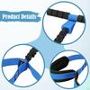 Elastic Pedal Resistance Bands with Footplate And Handles for Strength Training, Body Stretching,