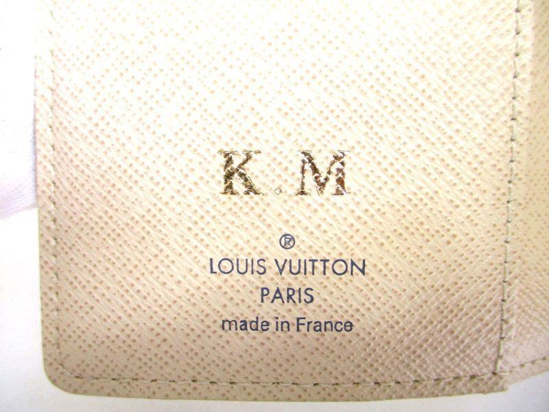 Authentic LOUIS VUITTON Damier Azur Document Holder Small Ring Agenda Cover #a103  Refurbished
