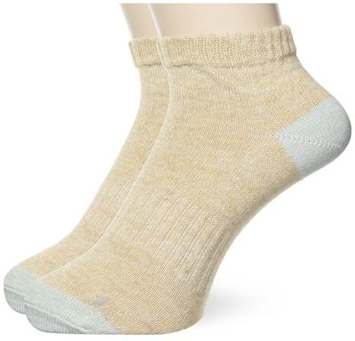 Gunze WASHIITO Washi 3D Toe Separate Short Set of 2 Honey Sizes Socks, Yarn, Design, Knit, Length, Pairs, Beige, 25-27