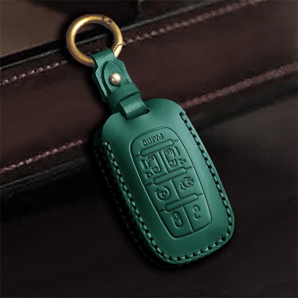 Leather Car Key Cover for Chrysler Grand Voyager