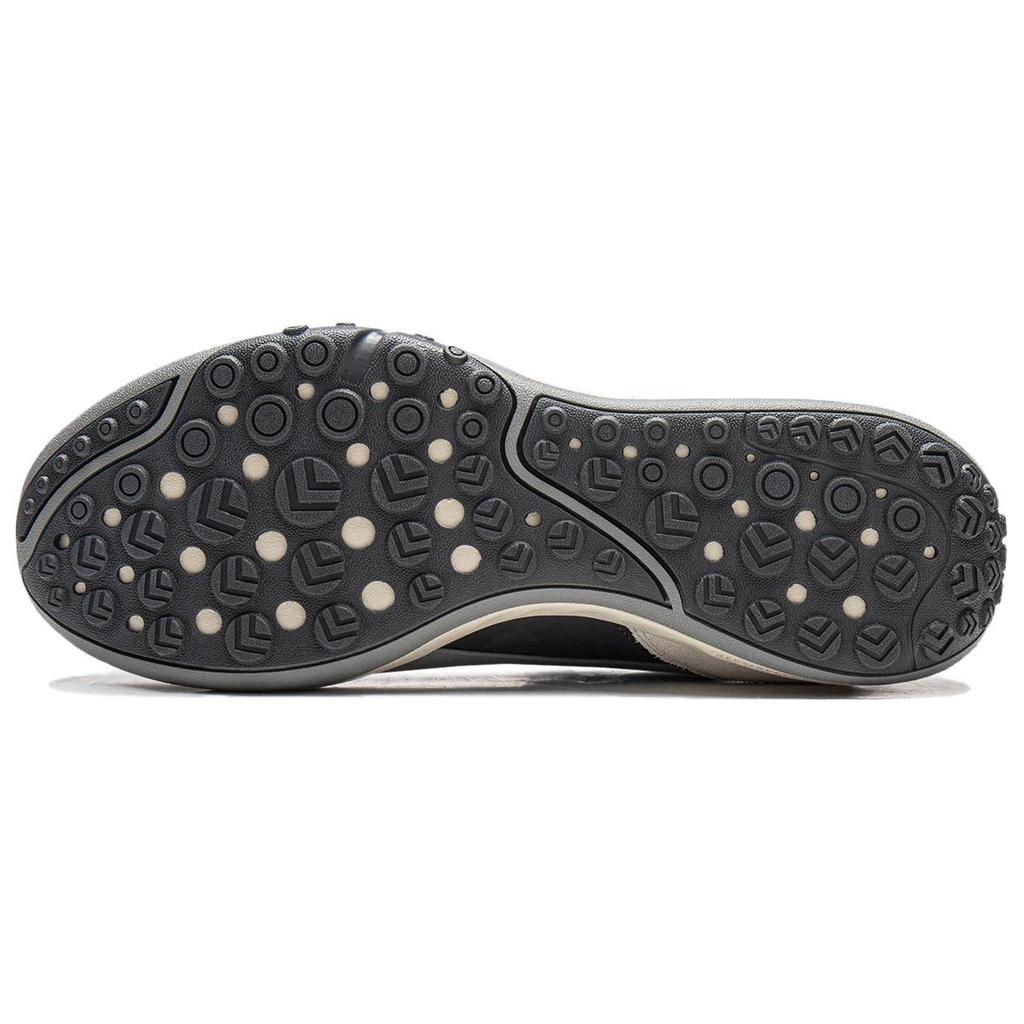 Li Ning Xingliu Cushioning Abrasion Resistant Balance Lightweight Low Top Casual Shoes Unisex Greige AGCW002-2