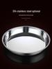 Wuhe Thickened Stainless Steel Round Serving Tray