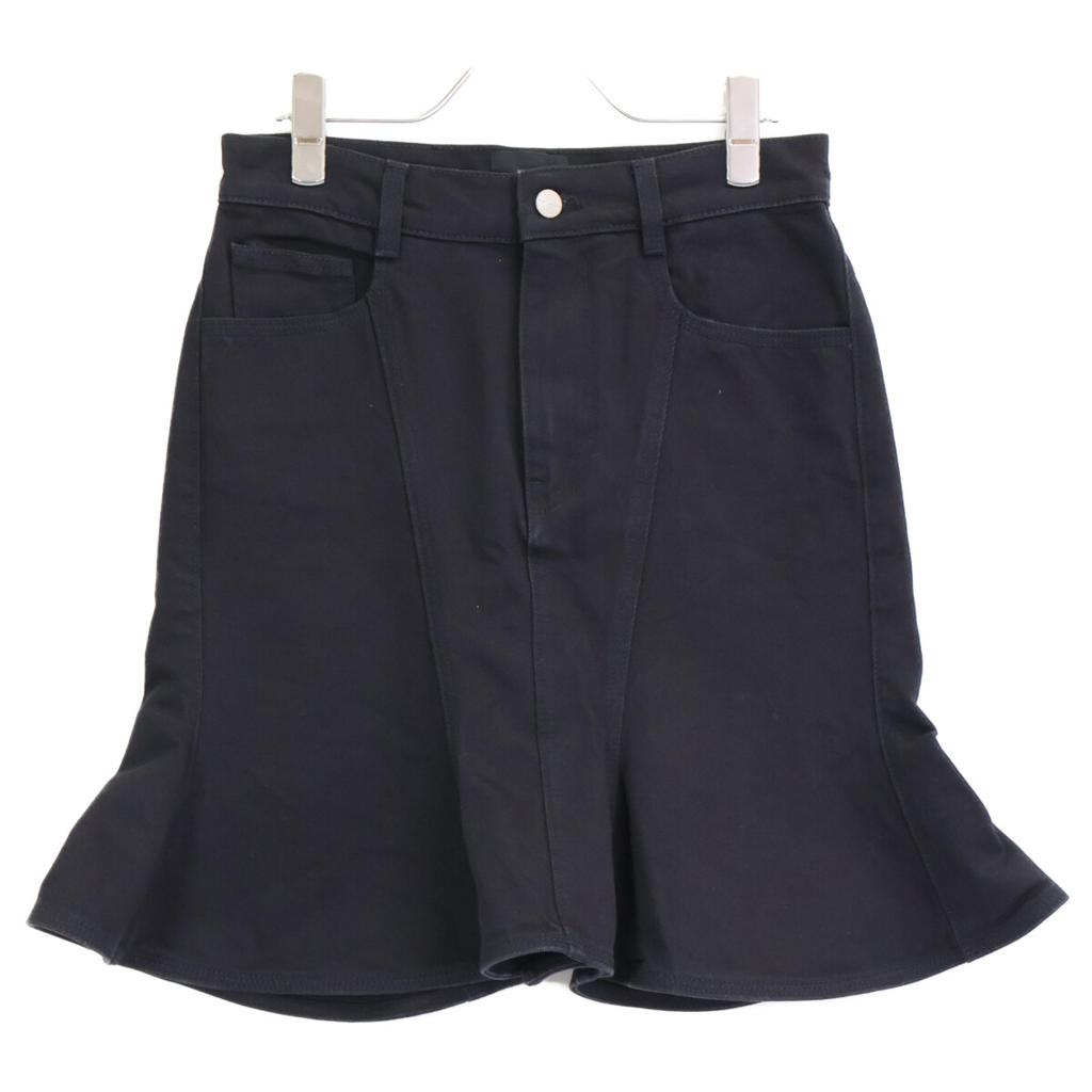 Marc Jacobs 2F3RSK002D03 Denim Flute Mini Skirt Skirt 26 blackUsed