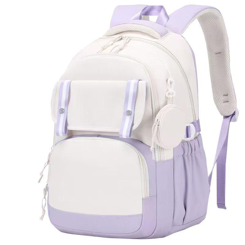 Girl'S School Backpack With Purse Niche Ins Style Harajuku Campus Student Backpacks Primary Schoolbags Student Bookbag