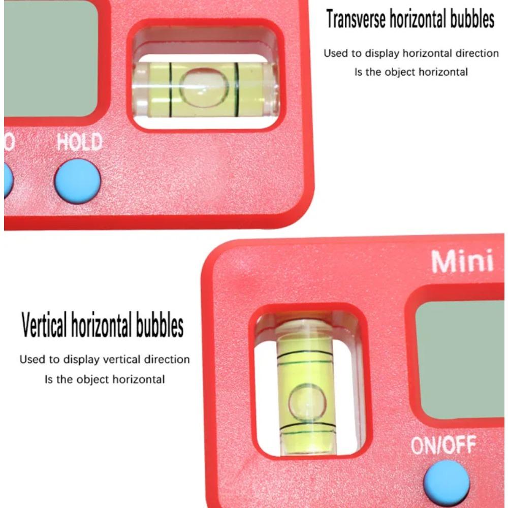 Digital Inclinometer, Magnetic Electronic Goniometer, Digital LCD Angle Meter, Backlit Angle Scale, Slope Conversion Meter