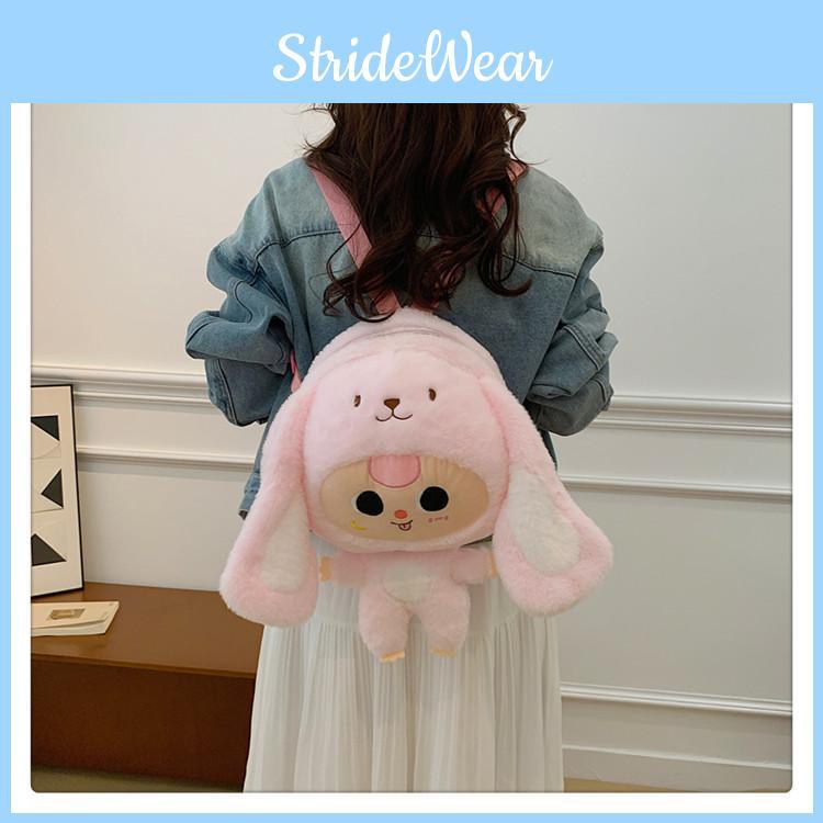 Babythree Cute Elephant Fox Panda Rabbit Animal Costume Cartoon Backpack Plush