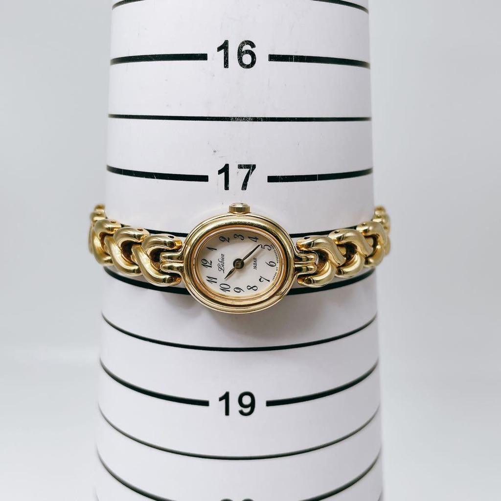 Used New battery/operating ORIENT Orient Lebien watch vintage ladies quartz breath watch gold