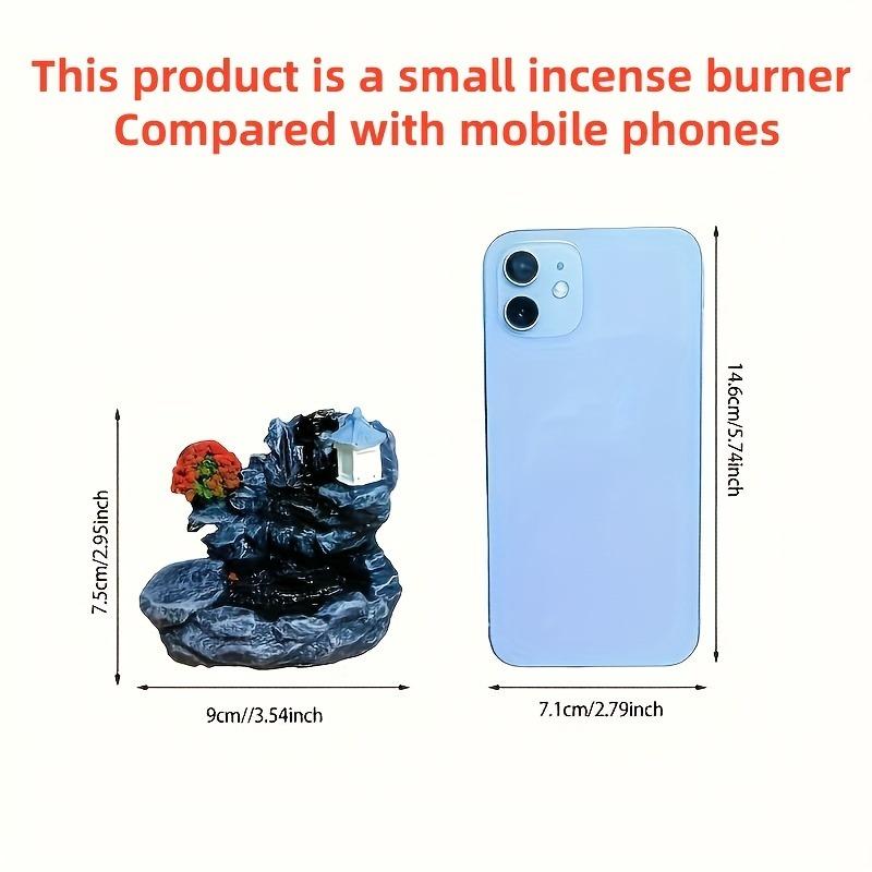 Gorgeous Resin Backflow Incense Burner Waterfall,Perfect Home Decor and Aromatherapy Accessory for Christmas Day Gifts