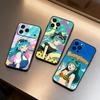 LUM Anime T-Urusei Y-Yatsura Phone Case For iPhone17,16,15,14,13,12 Plus,Max Soft Silicone Black Cover
