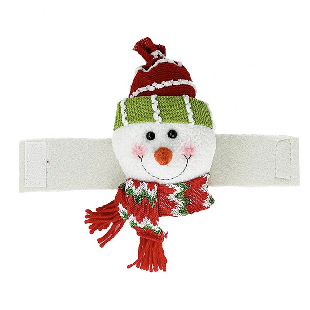 Christmas Window Decor Snowman Santa Claus Curtain Holdback Fastener Xmas Window Decoration for Holiday Home Decor