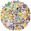 10/30/50/100pcs Cute Pikachu Art Graffiti Stickers Kawaii  Decals DIY Skateboard Helmet Laptop Classic Anime Sticker Pack