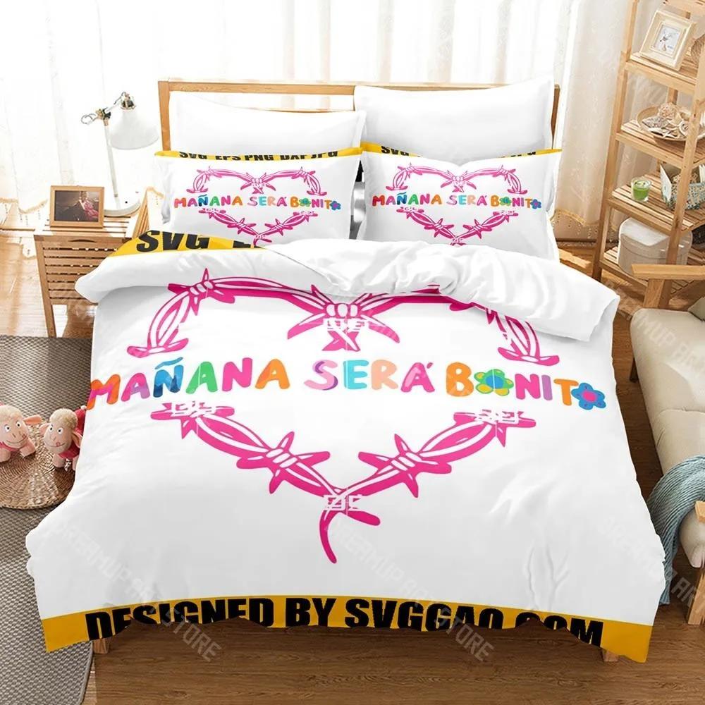 3D Print Karol G Mermaid Manana Sera Bonito SVG Bedding Set Single Double King Bed Set Children's Bedroom Duvet Set