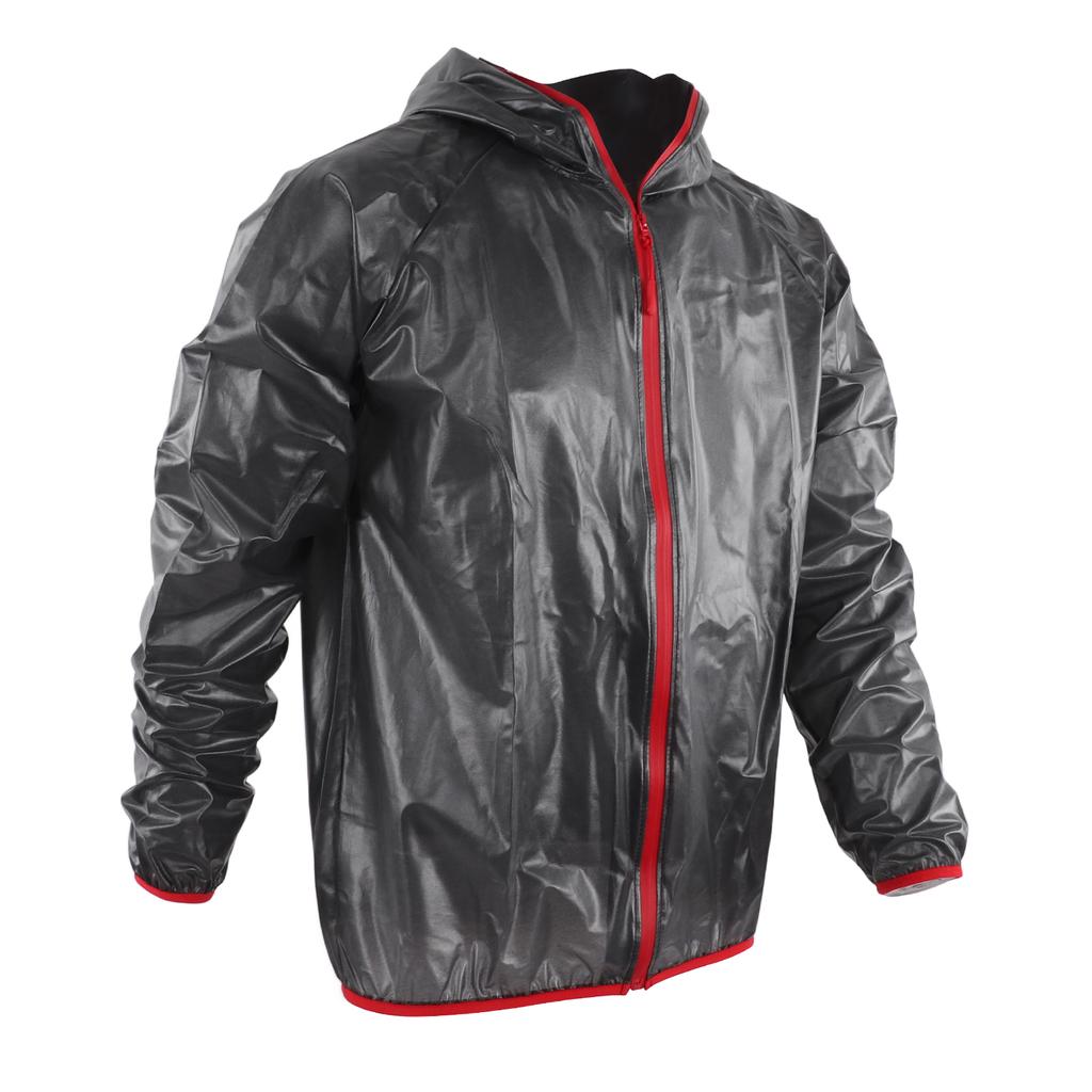 Waterproof Rain Jacket Rain Over Coat with Reflective Belt for Labor Outdoor Working Cycling SportsXL