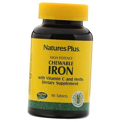 Žehlička s vitamínem C, žvýkací železo, 90 tabs (36375074)