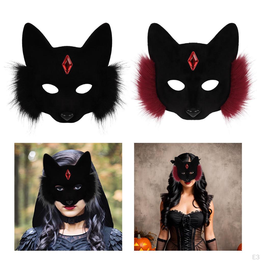 Fancy Dress Eye Halloween Fox for Holiday Wedding Parties