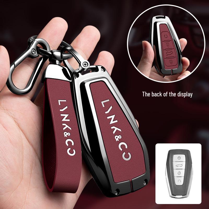 Ochranný kryt na klíč Lynk & Co 03: Vysoce kvalitní kreativní pánská skořepina a přezka (Model 2024)