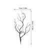 4pcs Fake Antler Tree Branches Artificial Dried Plastic Stems Decorative Plant Twigs Simulation Layout Props for Home Christmas