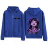 Anime The Apothecary Diaries Print Zipper Hoodie Men Women Aesthetic Trend Sweatshirts Casual Hip-hop Vintage Zip Up Jacket Coat