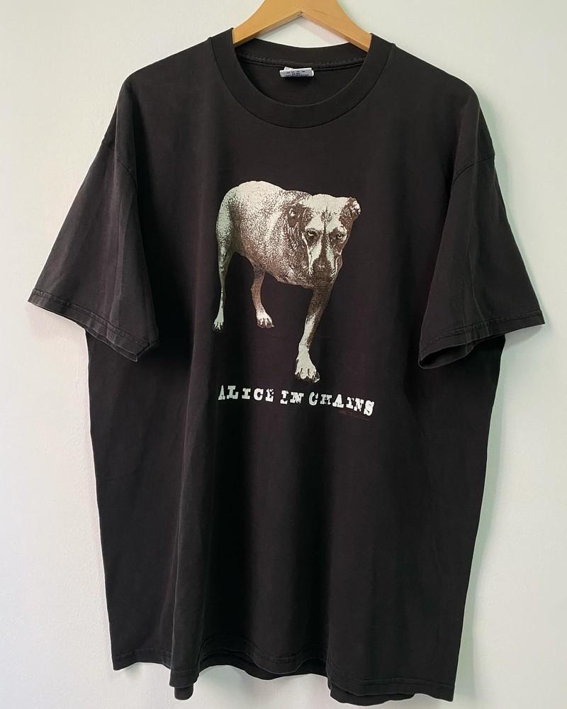 Alice In Chains band 90s Reprint basic black Unisex Unisex T-Shirt XL