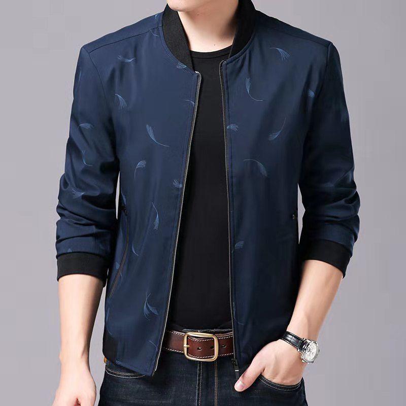 New Men's Spring & Autumn Casual Jacket - Middle-Aged Dad's Wear-Resistant, Loose Lapel Button Top