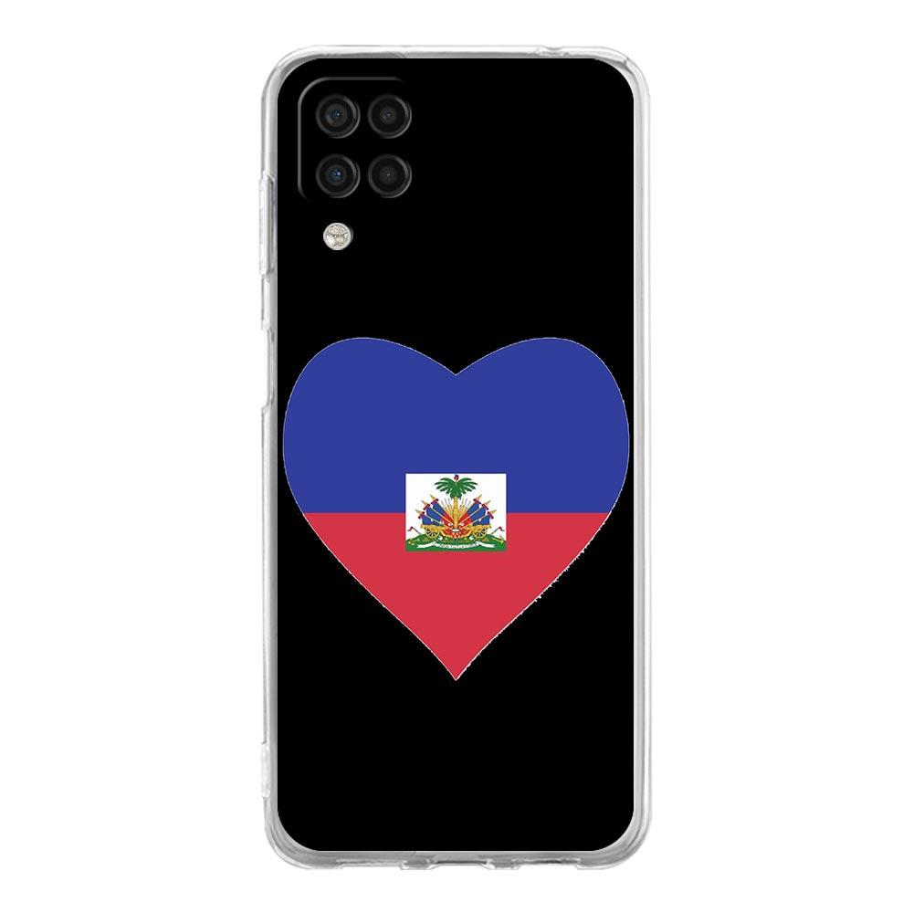 Phone Case For Samsung A54 A52 A50 A70 A10 A30 A40 A20S A20E A02S A12 A14 A22 A24 A42 A34 A32 5G A04s Cover Shipping Haiti Flag