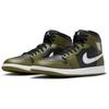 Jordan 1 Mid Black White Olive Jordan DQ8426-092