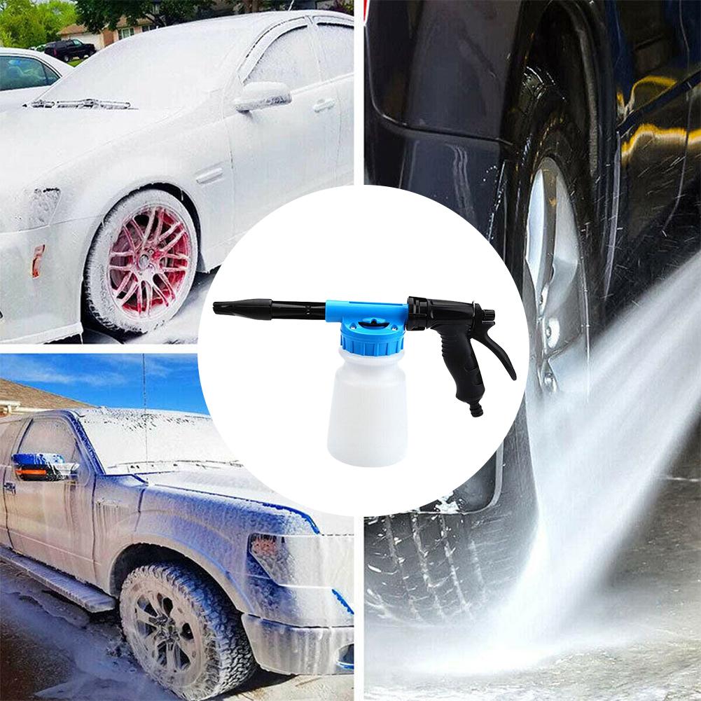 1/0.75L Car Washer Water Gun Adjustable Foam Nozzle Spraying Removable Jet Pressure Car Washing Foam Gun for Car Cleaning Tools
