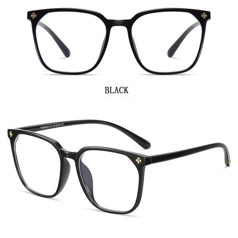 

Модные женские очки с защитой от синего света, очки для близорукости, черные модные плоские очки, мужские глаза чёрный