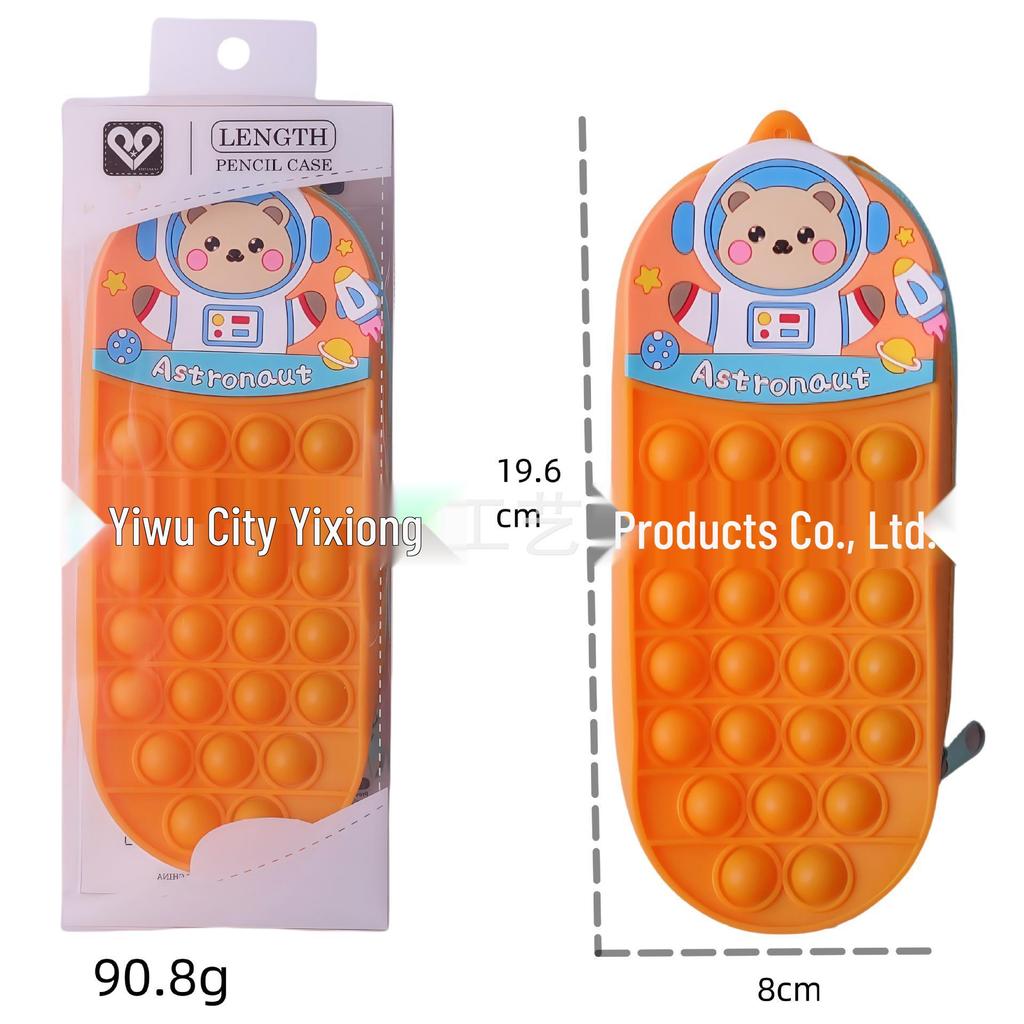 Creative Large Capacity Waterproof Silicone Pencil Case and Stationery Organizer