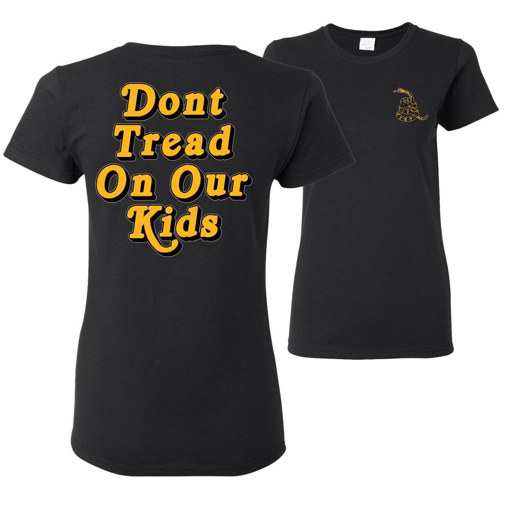 Dont Tread On Our Kids Gold American Pride Women Graphic Shirt Unisex T-Shirt S