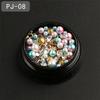 Mixed Colorful Pearl Willow Ding Jewelry with Irregular Small Beads Sparkling Nail Art Decoration DIY Mermaid Nails Products Set